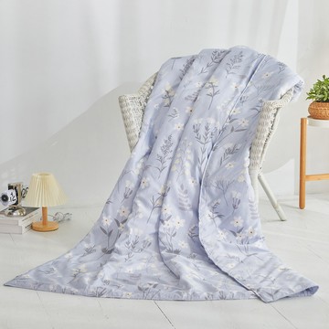 J-bedtime 床寢時光 台灣製天絲萊賽爾石墨烯涼被 RMG7873M  195 x 150cm  春天花語