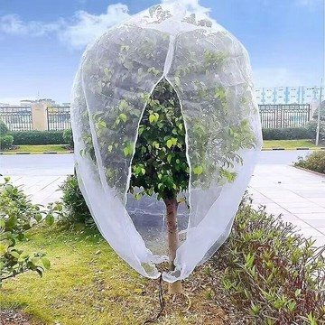 果樹防蟲網罩 防鳥楊梅藍莓大棚蓮霧桃樹櫻桃植瓜果網袋 加拉鏈網袋網罩 植防蟲網袋 拉鏈網罩 MLGP