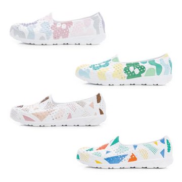 【PONY】TROPIC 輕量透氣洞洞鞋 男女 中性款 拖鞋 洞洞鞋 雨鞋 水鞋 晴雨兩用-春暖花開&撞色三角