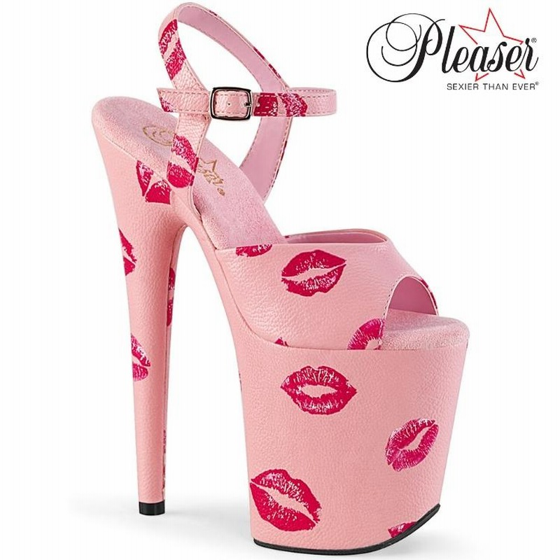 20 cm ヒール 厚底 キャバ サンダル Pleaser プリーザー 大きい