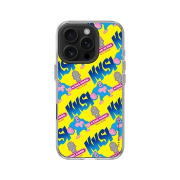 iPhone 16 Pro Clear Case（相機按鈕） 透明 - KKSI x Mitsume - 螢光派對