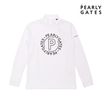 【ṔEARLY GATES】女款白色親膚保暖時尚風格立領衫 JLTS66002