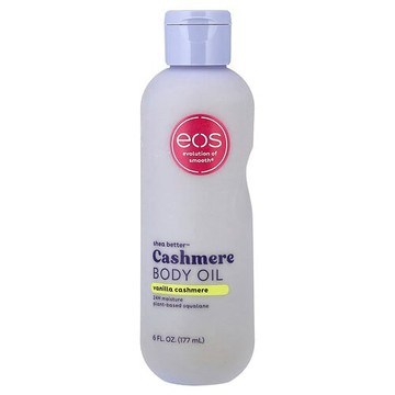 EOS, Shea Better™ 羊絨身體油，香草羊絨香，6 液量盎司（177 毫升）