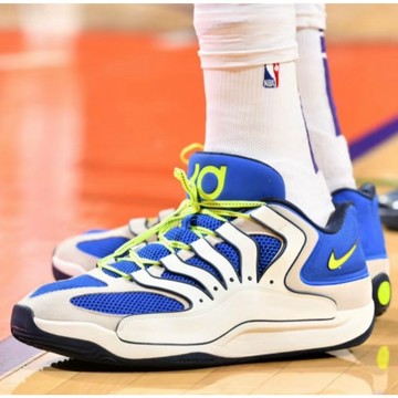 S.G Nike KD18 EP 籃球鞋 藍米白色 HV1991-400 男鞋 麂皮 杜蘭特 緩震 包覆