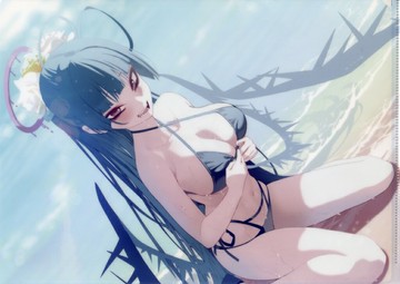 劍尖劍(泳裝)A4文件夾藍色檔案-Blue Archive-