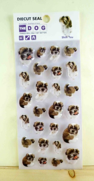 【震撼精品百貨】新大頭狗_The Dog~長形貼紙-西施