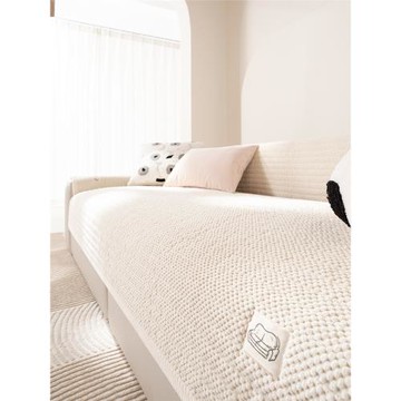 毛絨沙發墊四季通用2025新款網紅冬季防滑墊子加厚燈芯絨坐墊套罩