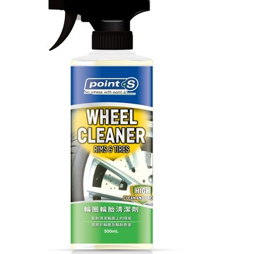 輪胎清潔劑 【POINTS】輪圈輪胎清潔劑 500ml 1入 車麗屋
