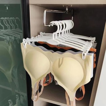 衣柜內衣內褲收納神器抽拉式可伸縮掛桿文胸胸罩吊帶背心收納衣架