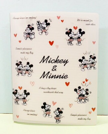 【震撼精品百貨】Micky Mouse 米奇/米妮  26孔活頁夾米奇米妮滿版#07606 震撼日式精品百貨