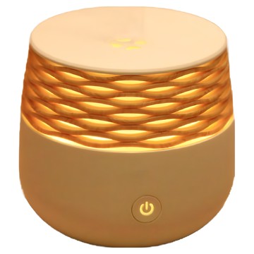 LifeShopping 超音波精油香氛水氧機  CAAD0050  ABS材質  珍珠白