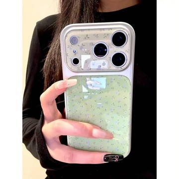 ✨防摔手機殼✨清新碎花適用蘋果17AIR/16PROMAX手機殼15PLUS大視窗14iPhone13套