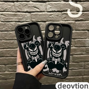 蜘蛛暴力熊蘋果16 iPhone11 15 7 8 Plus 6S SE 矽膠可愛卡通手機殼外殼 防摔殼