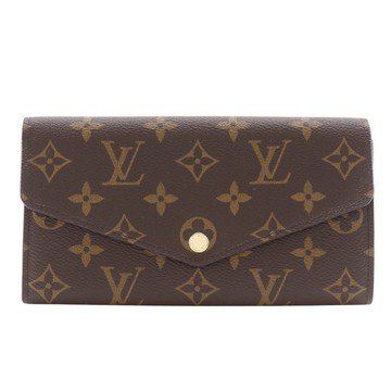 【日本直送】LOUIS VUITTON 路易威登 Sarah 錢包 長夾 M60531 Monogram 塗層帆布 深棕色 男女適用【二手品】