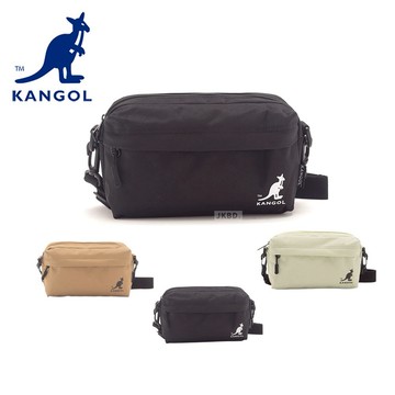 KANGOL 英國 袋鼠 斜背防潑水小方包【65258706】包包 側背包