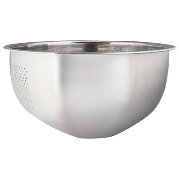 AXIS 艾克思 大容量斜底304不鏽鋼洗米 蔬果洗滌瀝水盆 - 直徑26公分，高12.5公分  不鏽鋼  23 x 11.5cm  1個