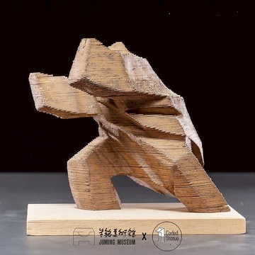 【Code Statue】太極疊疊樂立體拼圖  推手II  朱銘美術館聯名款