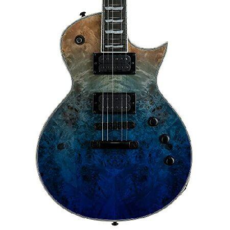 ESP String LTD Deluxe EC-1000 Electric Guitar, Blue Natural Fade, Right, (LEC1000BPBLUNFD)並行輸入