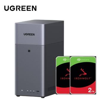 UGREEN 綠聯 綠聯 UGREEN DH2300 2Bay NAS 網絡儲存伺服器