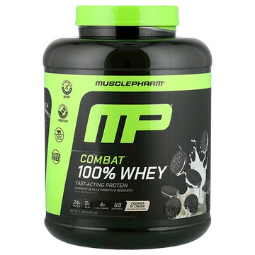 MusclePharm, Combat® 全乳清蛋白質粉，曲奇妙趣，5 磅（2.28 千克）