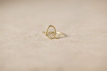 ChatterRing Q-T brass ring