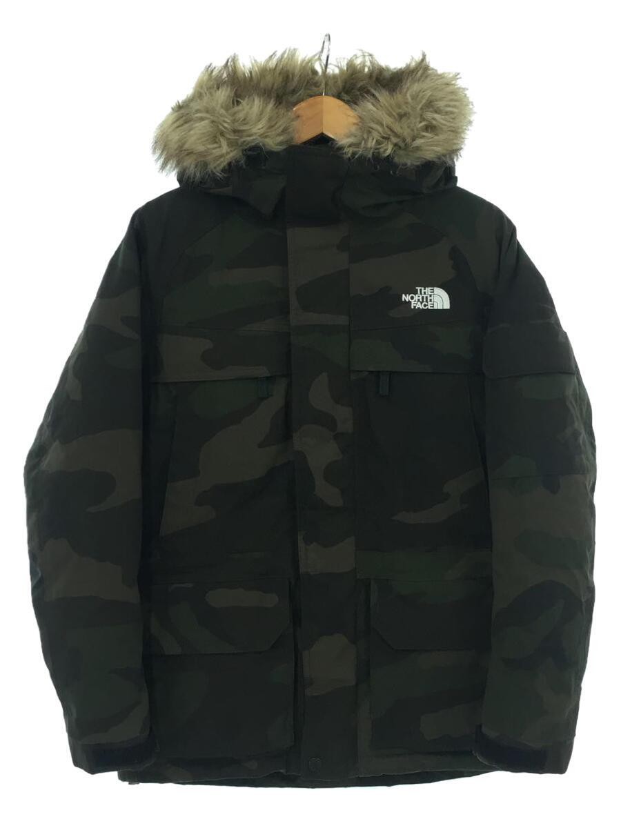 NOVELTY MCMURDO PARKA ダウンジャケット S ファー カモフラ ND91410