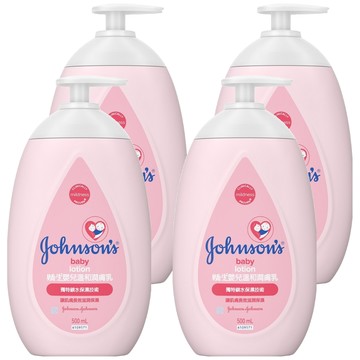 Johnson's 嬌生 溫和潤膚乳 0歲以上  500ml  4瓶