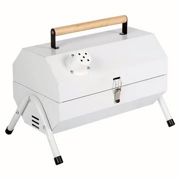 八角煙囪便攜式雙面烤肉爐 自带支架 多重用法  41 x 25 x 31cm  1個