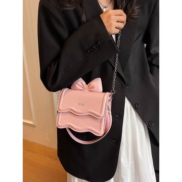 甜美少女迷你口紅小包包女2025新款網紅洋氣鏈條斜挎包百搭耳機包