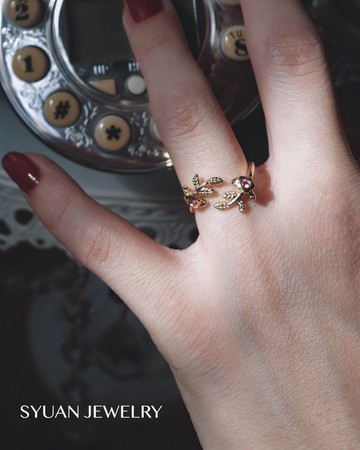 Jardin Caché  秘密花園奧地利水鑽戒指生日 禮物情人節