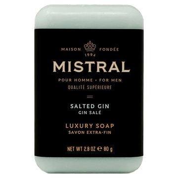 MISTRAL BODY 海風琴酒香氛皂 80g 清新海洋氣息  1顆