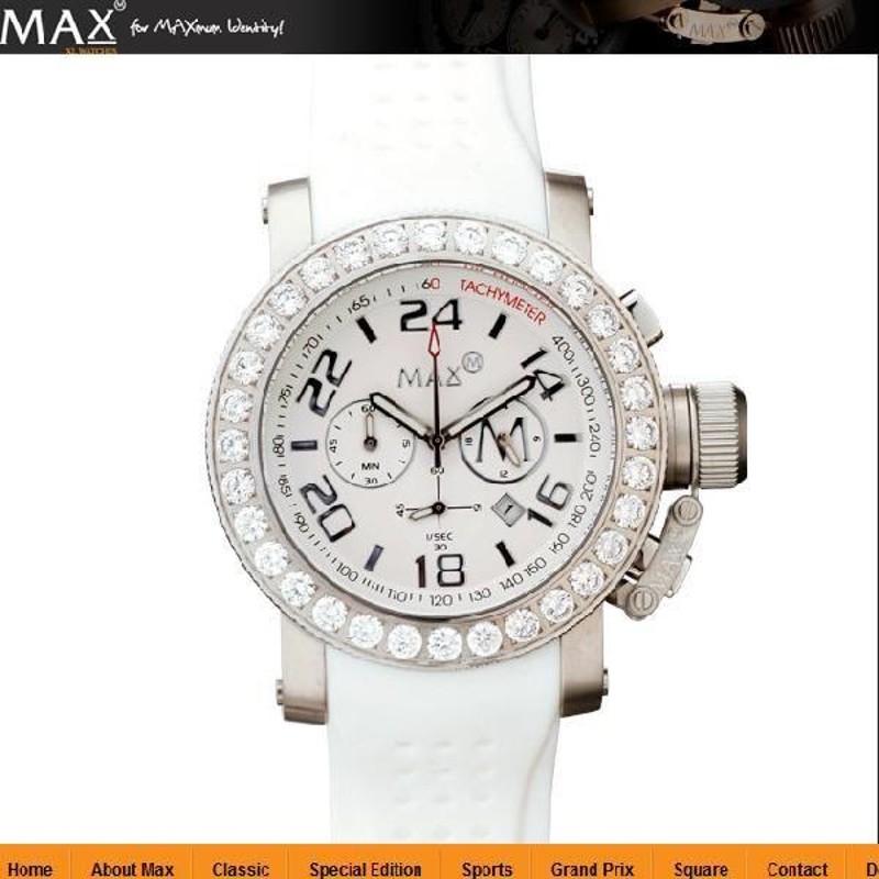 腕時計 レディース MAX XL WATCHES/シルバー 防水 ブランド クロノウォッチ クロノグラフ 人気 かわいい 女性【セール 新作 正規品】  | LINEブランドカタログ