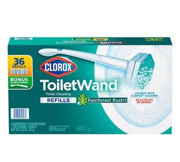 [COSCO代購6] a促銷到7/23 C625994 Clorox 高樂氏 可拋式馬桶刷組 附補充刷頭36入