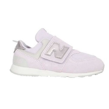 NEWBALANCE 574 女小童復古慢跑鞋-WIDE-魔鬼氈 寬楦 NB