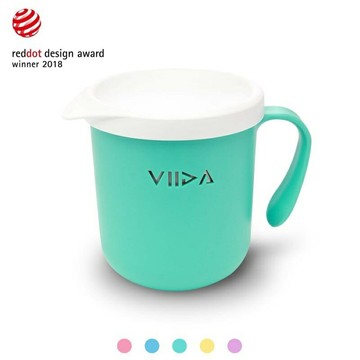 VIIDA Soufflé 抗菌不鏽鋼杯(甜心粉/寶貝藍/湖水綠/萊姆黃/薰衣草紫)★衛立兒生活館★