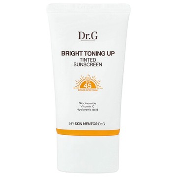 Dr. G, Bright Toning Up，調色抗曬霜，SPF 45，1.69 液量盎司（50 毫升）