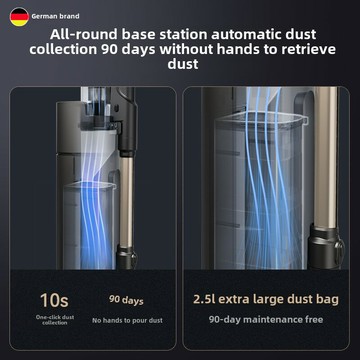 【台灣公司 可開發票】110V基站臺灣Z特種德國自動吸塵無線吸塵器家用大吸力手持式除螨機