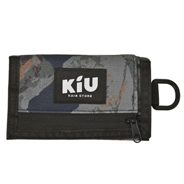 日本KIU 278-367 祥獅山 戶外活動必備~功能強大, D型環, 小物前袋, 防水三折短夾