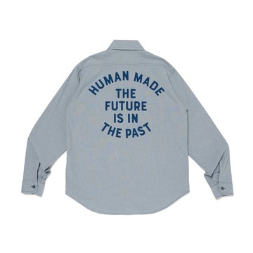 AirRoom正品 24AW HUMAN MADE SALT & PEPPER WORK SHIRT 工裝 長袖 襯衫