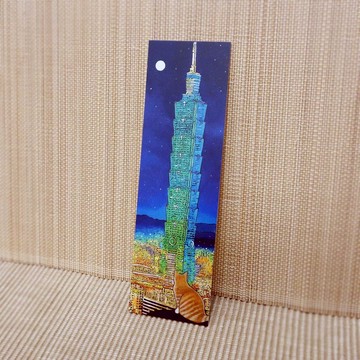 【台灣藝術家-林宗範】書籤-想你的夜
