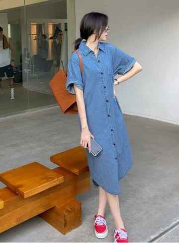 現貨~夏季韓版寬連身裙