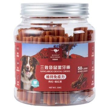 KANGA KITCHENS 袋鼠廚房 三效袋鼠潔牙棒  1個