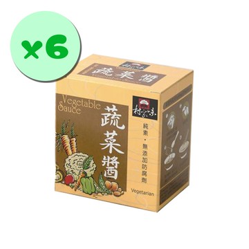 【村家味】純素蘆薈蔬菜醬方便包x6入(30g x 8包/盒)