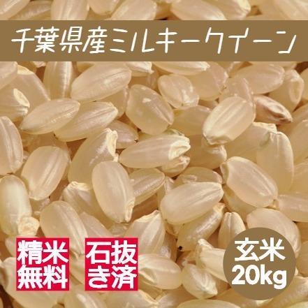 新米 米 お米 玄米 20kg ミルキークイーン 令和5年産 本州四国 送料無料 紙袋 綺麗仕上 異物除去 石抜き済