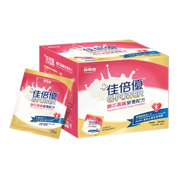 佳倍優 G-POWER醇芯高纖 24包  30g  1盒