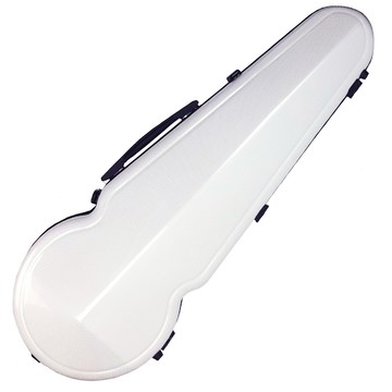 JYC JA-150中提琴盒15.5-17吋-白色格點款/具備溼度計