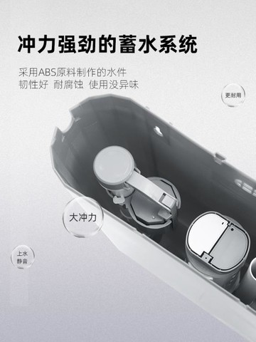 ~水箱家用衛生間蹲便器節能馬桶水箱大沖力加厚蹲坑掛墻廁所沖水箱 雙11全館免運