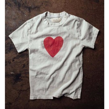 王有病工作室 220G 透氣正肩版！復古懷舊愛心簡約設計感短袖t恤