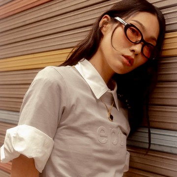 韓國 ept 浮雕 LOGO TEE 灰 - 1 (W)