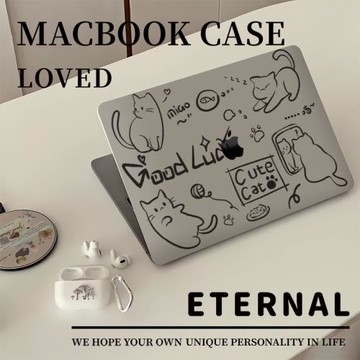 適用于2024新款蘋果筆記本MacBook Air13/14電腦保護殼Pro16系列保護套輕軟全包電腦殼M1防滑M3A2337電腦外殼